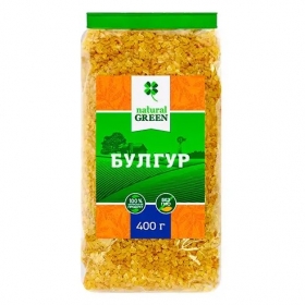 БУЛГУР NATURAL GREEN 400 ГР